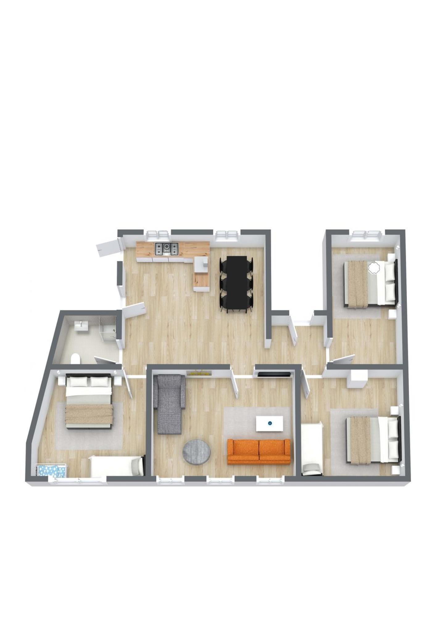 Large Apartment In Central Copenhagen By Tivoli Gardens חדר תמונה